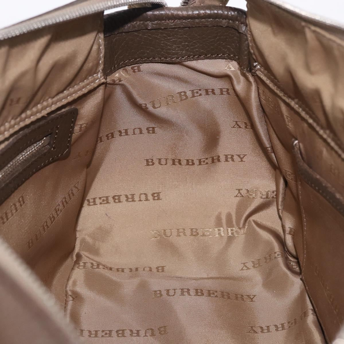 Burberry Nova Check Canvas, Brown, Canvas, Handbag