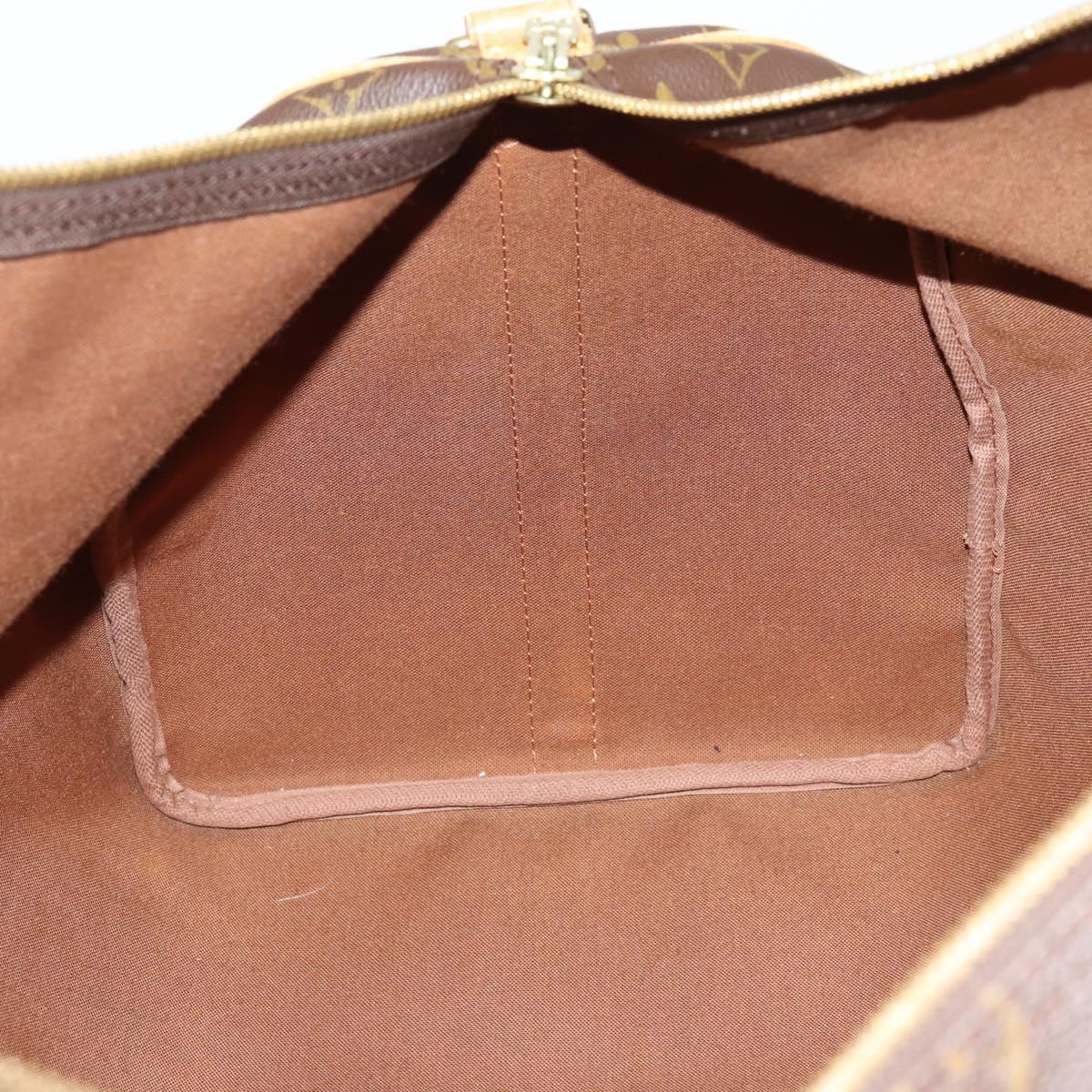Louis Vuitton Keepall Bag Monogram Canvas, BROWN, CANVAS, Travel bag