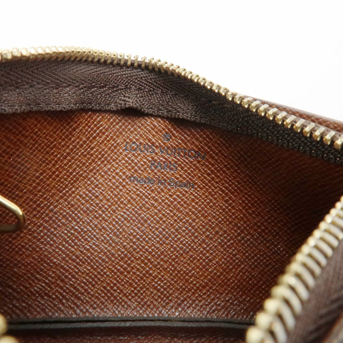 Louis Vuitton Key Monogram Canvas, Brown, Canvas, Clutch