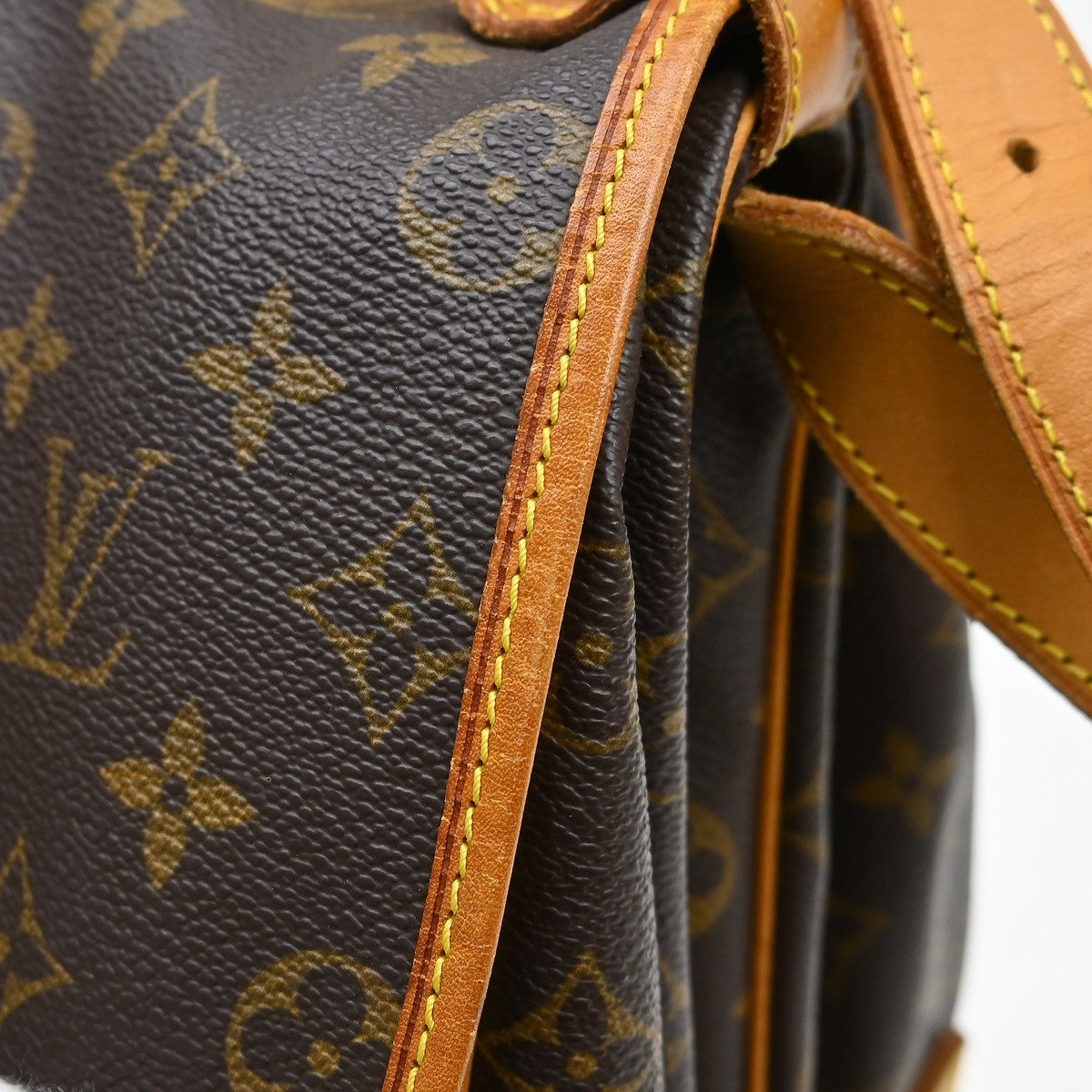 Louis Vuitton Saumur Monogram Canvas, Brown, Canvas, Handbag