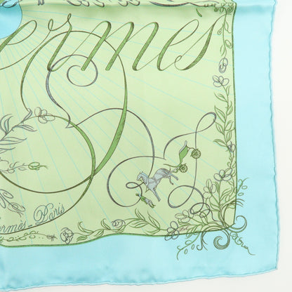 Hermes Carré 45 Les Capucines 100% Silk, Multicolour, Silk, Scarf