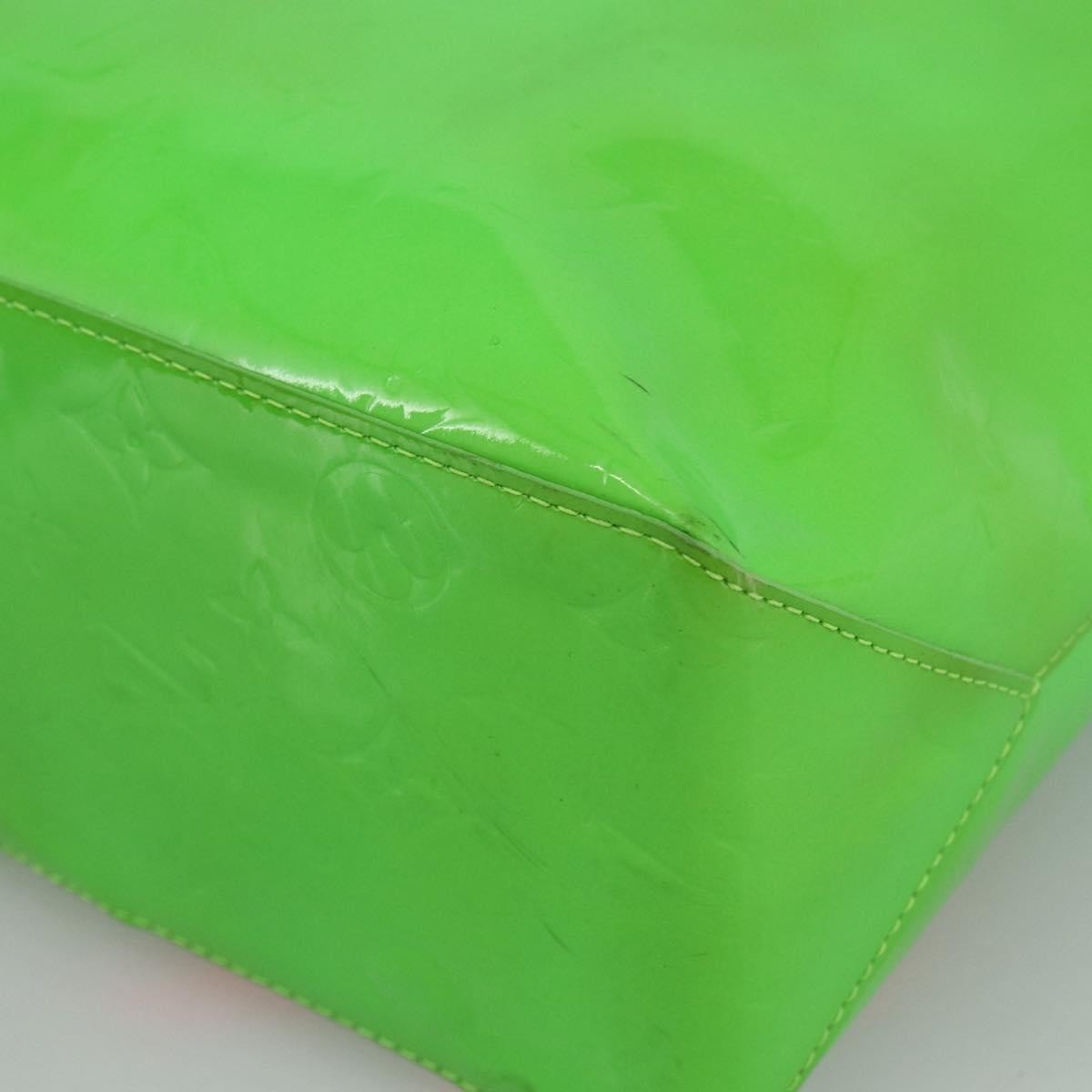Louis Vuitton Robert Wilson Reade Vernis, Green, Patent Leather, Tote Bag