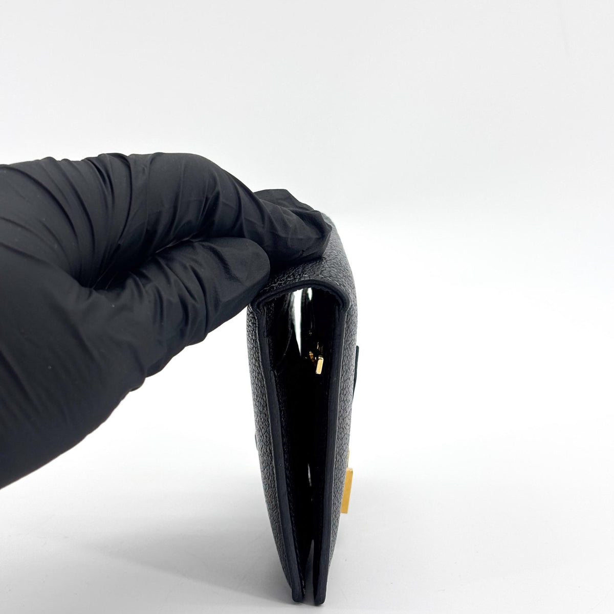 Hermes Bearn Epsom, Black, Leather, Wallet