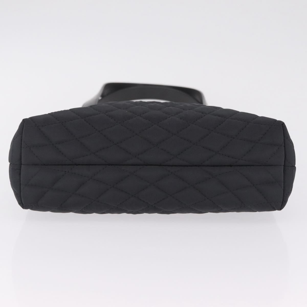 Bally Handbag Quilted Nylon, Black, Nylon, Handbag