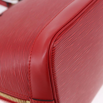Louis Vuitton Alma Epi Leather, Red, Leather, Handbag