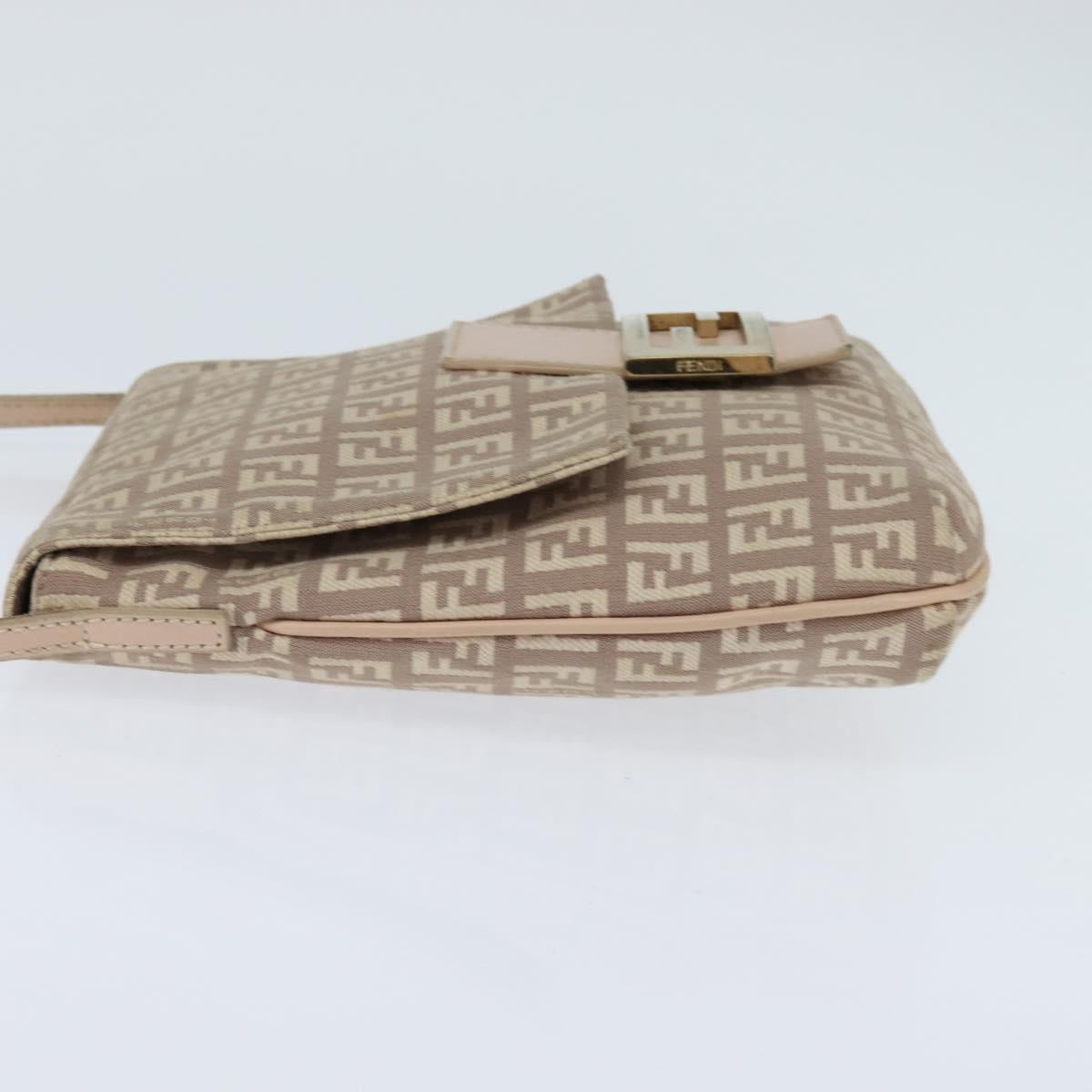 Fendi Mama Messenger Bag Zucca Canvas, BEIGE, CANVAS, Crossbody bag