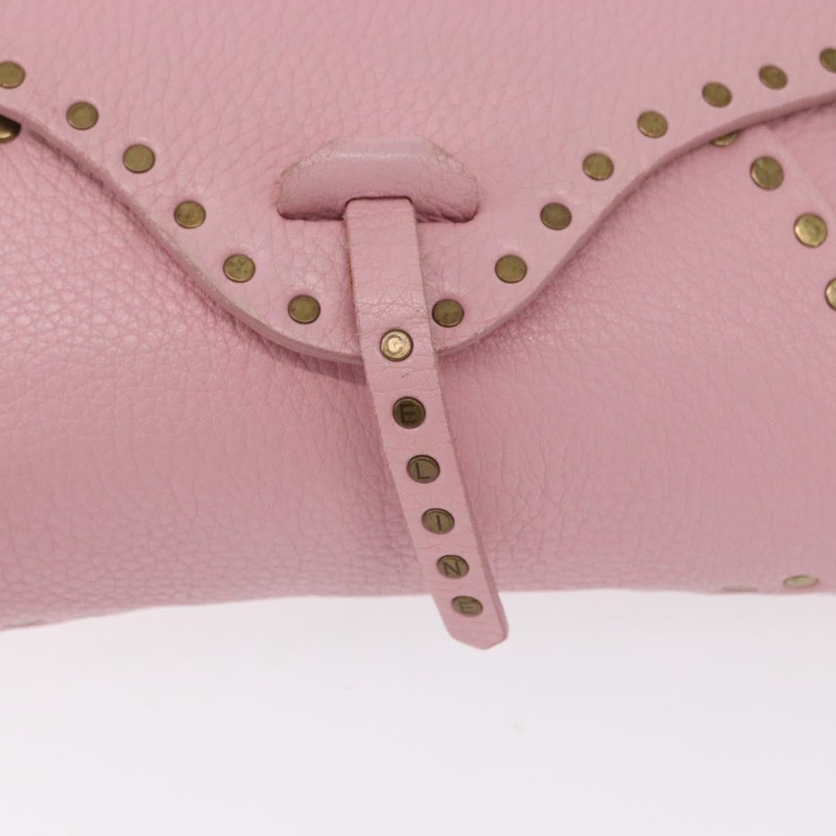 Celine Celine Evening Clutch Smooth Calfskin, PINK, LEATHER, Shoulder bag