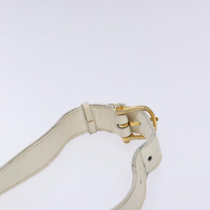 Celine Shoulder Leather, White, Leather, Shoulder Bag