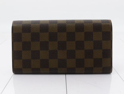 Louis Vuitton Portefeuille Sarah Damier, Multicolour, PVC, Wallet