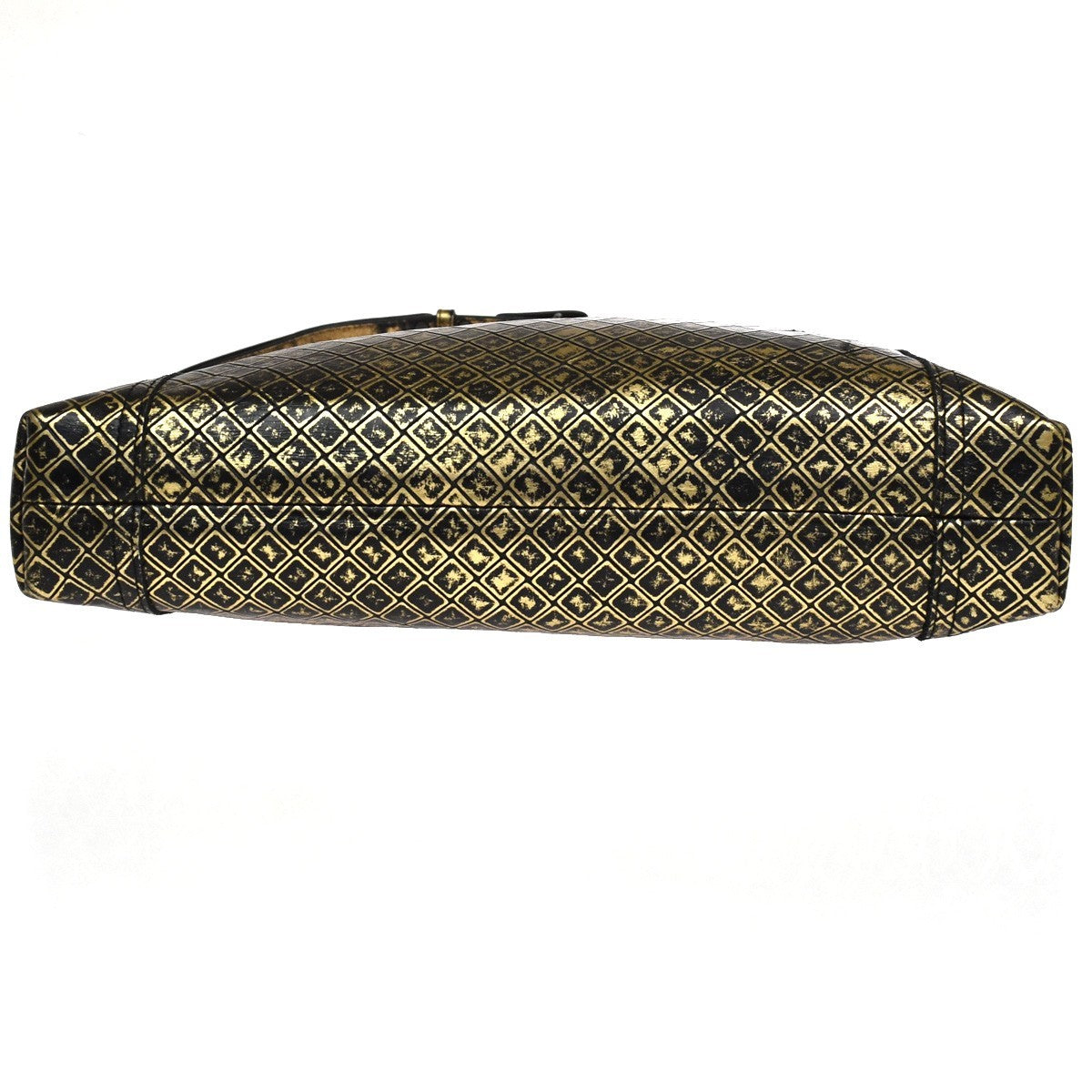 Bottega Veneta Messenger Butterfly Intrecciomirage Intarsio Leather, Gold, Leather, Handbag