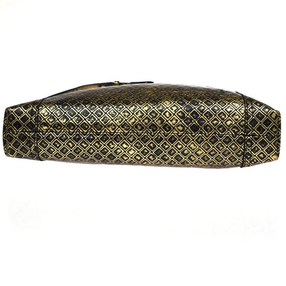 Bottega Veneta Messenger Butterfly Intrecciomirage Intarsio Leather, Gold, Leather, Handbag