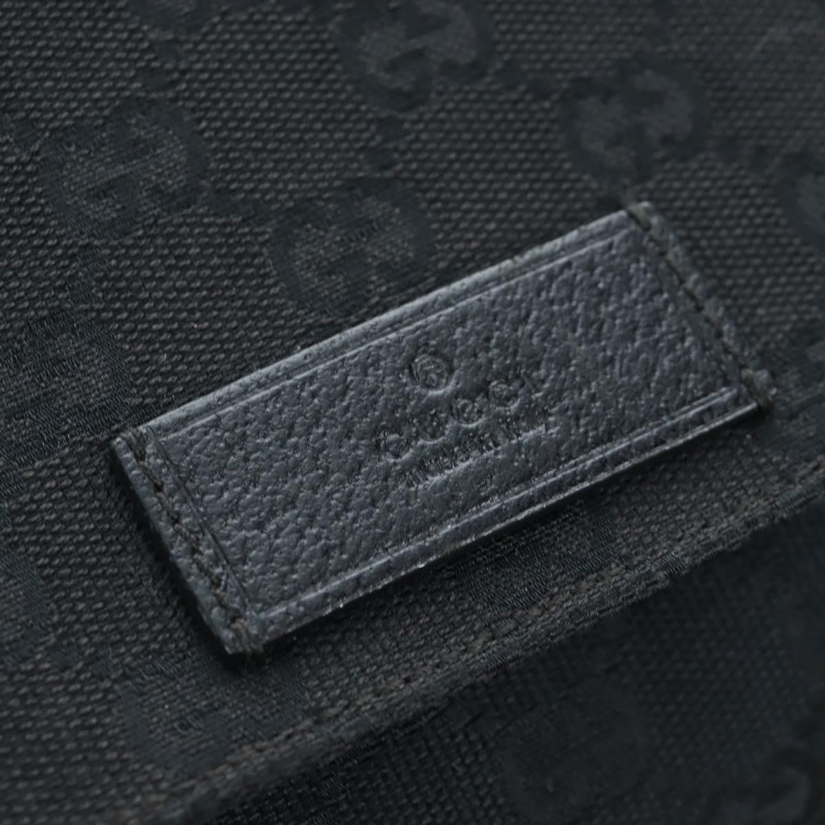 Gucci Shoulder Canvas, Black, Canvas, Shoulder Bag