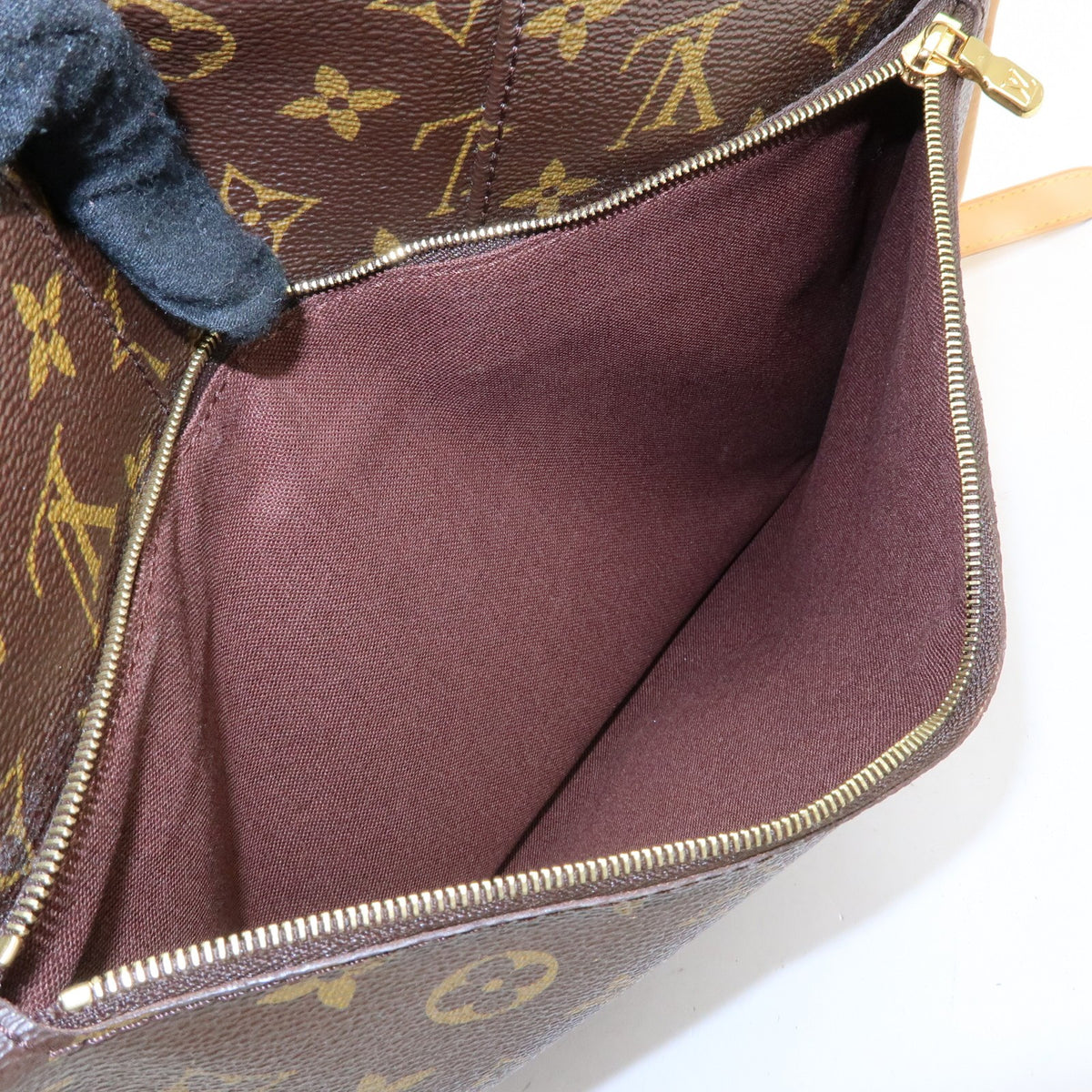 Louis Vuitton Menilmontant Monogram Canvas, Brown, Canvas, Handbag