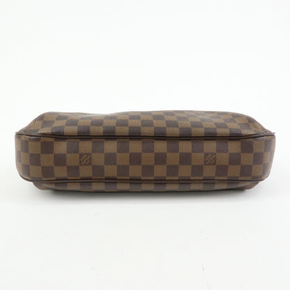 Louis Vuitton Thames Damier, Brown, Canvas, Handbag