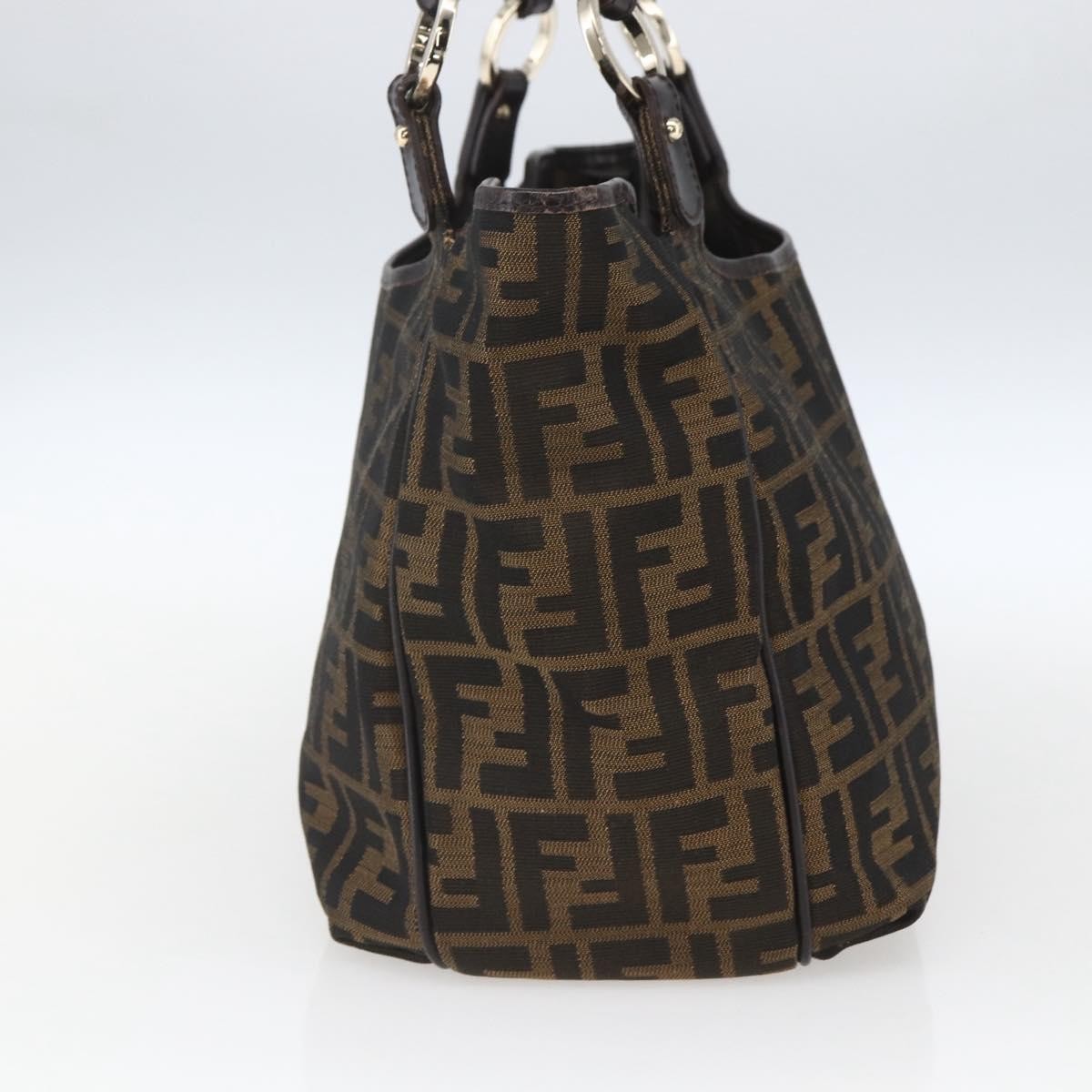 Fendi Chef Zucca Canvas, Brown, Canvas, Tote Bag