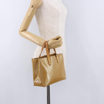 Louis Vuitton Reade Monogram Vernis, Beige, Patent Leather, Handbag