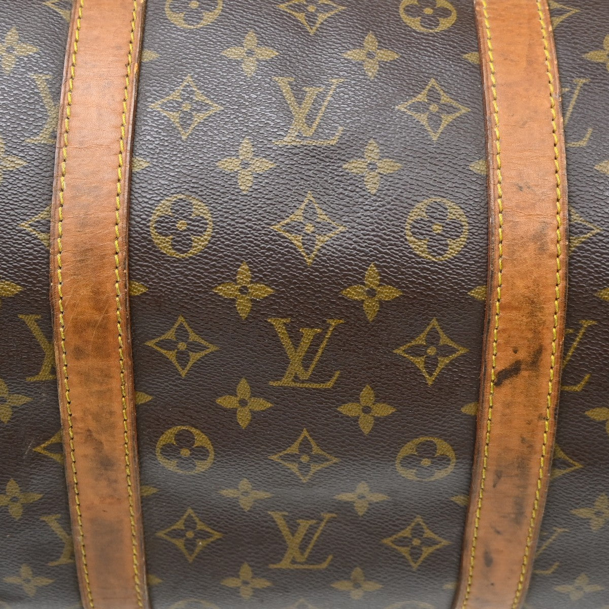 Louis Vuitton Keepall Monogram Canvas, Brown, Canvas, Travel Bag