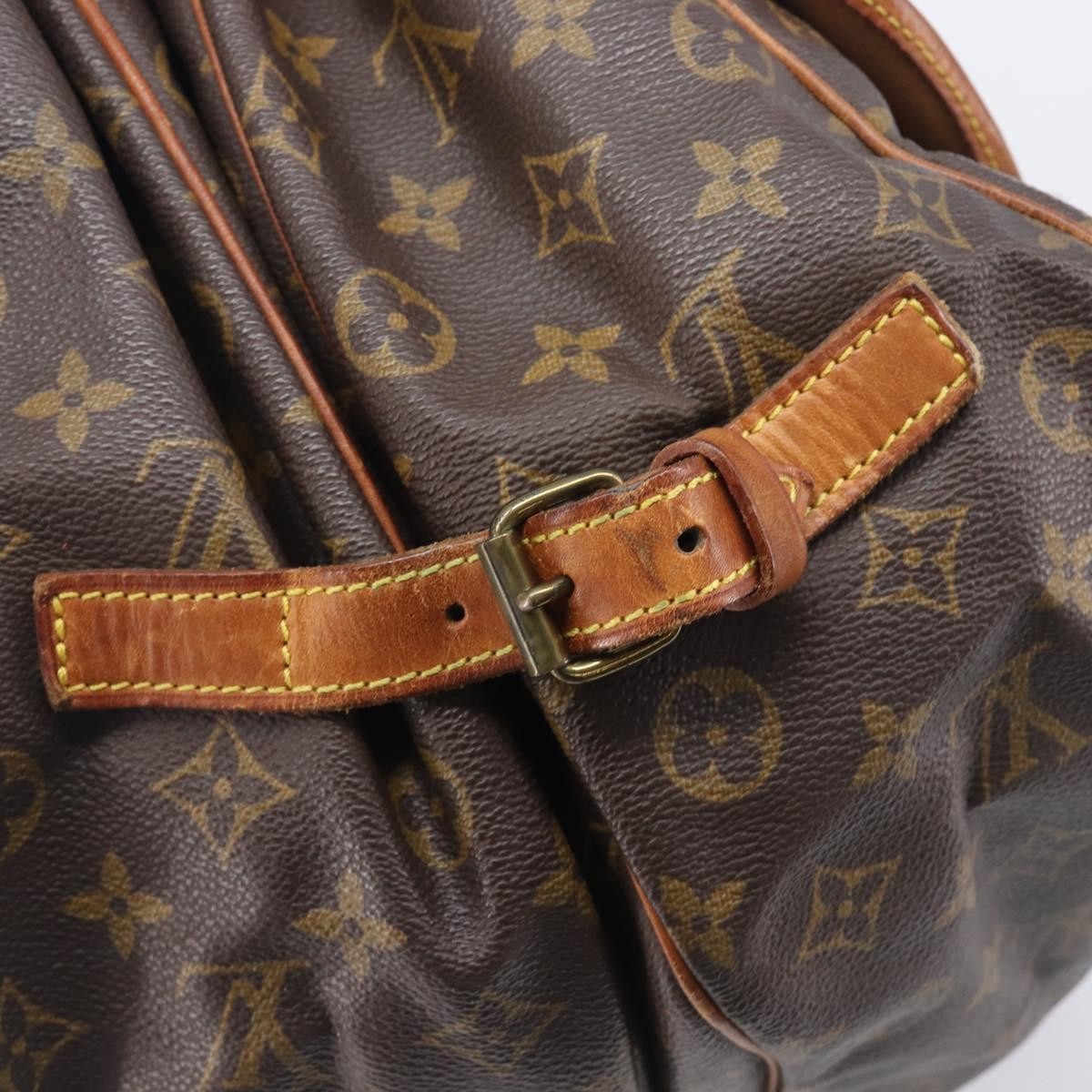 Louis Vuitton Saumur Monogram Canvas, Brown, Canvas, Shoulder Bag