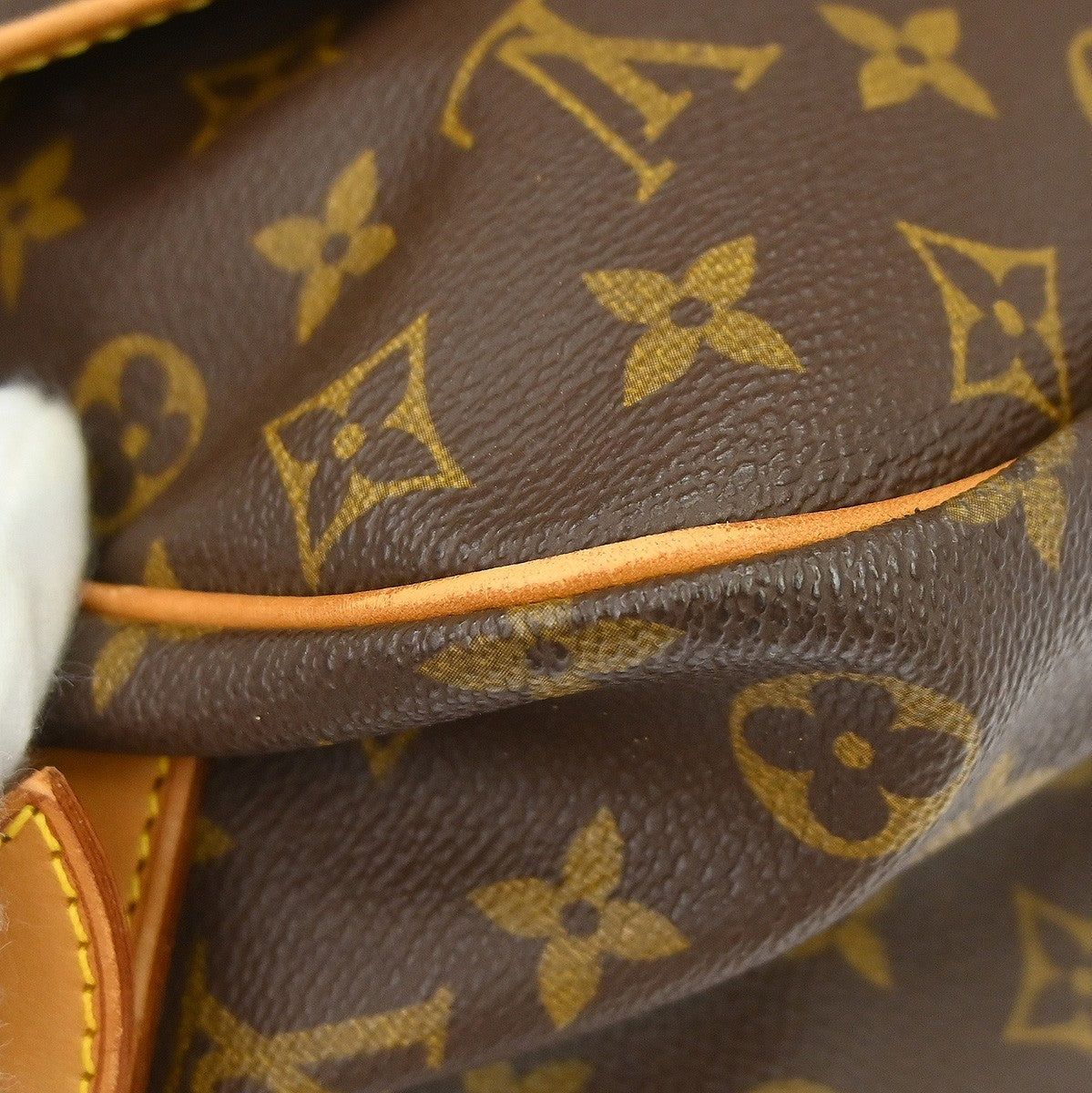 Louis Vuitton Saumur Monogram Canvas, Brown, Canvas, Shoulder Bag