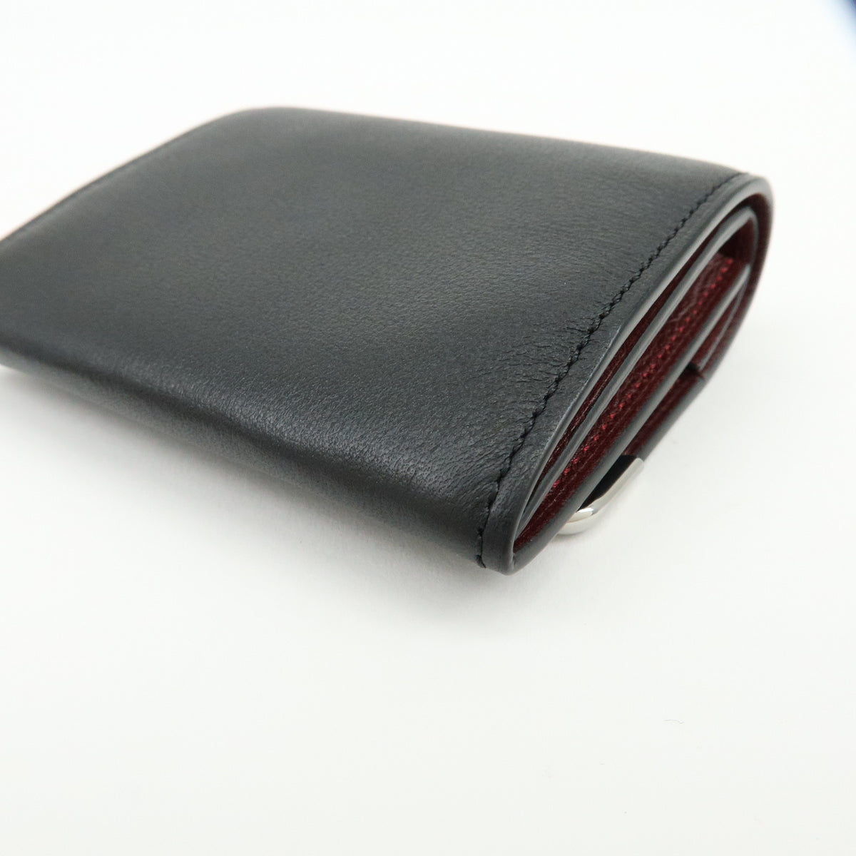 Cartier Coin Purse Must de Cartier Leather, Black, Leather, Wallet
