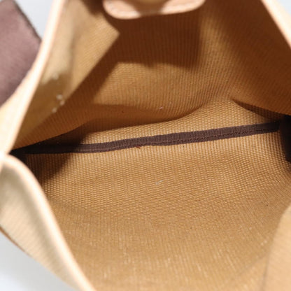 Salvatore Ferragamo Shoulder Bag Canvas, Beige, Canvas, Shoulder Bag