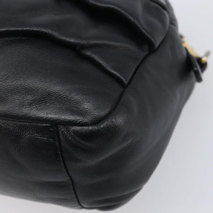 Miu Miu Shoulder Matelasse Leather, Black, Leather, Shoulder Bag