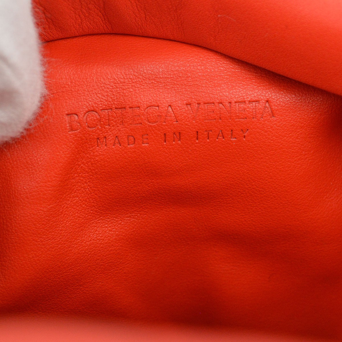 Bottega Veneta The Fringe Leather, Red, Leather, Clutch