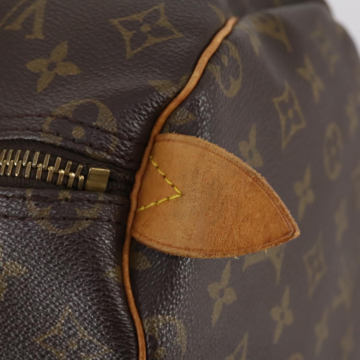 Louis Vuitton Keepall Bag Monogram Canvas, BROWN, CANVAS, Travel bag