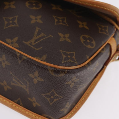Louis Vuitton Sologne Monogram Canvas, Brown, Canvas, Handbag