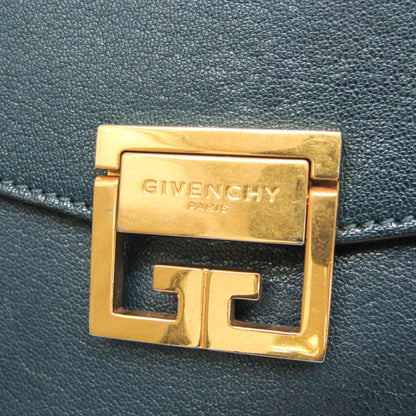 Givenchy GV3 Flap Leather with Suede, Blue, Leather, Handbag
