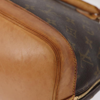 Louis Vuitton Alma Handbag Monogram Canvas, BROWN, CANVAS, Handbag