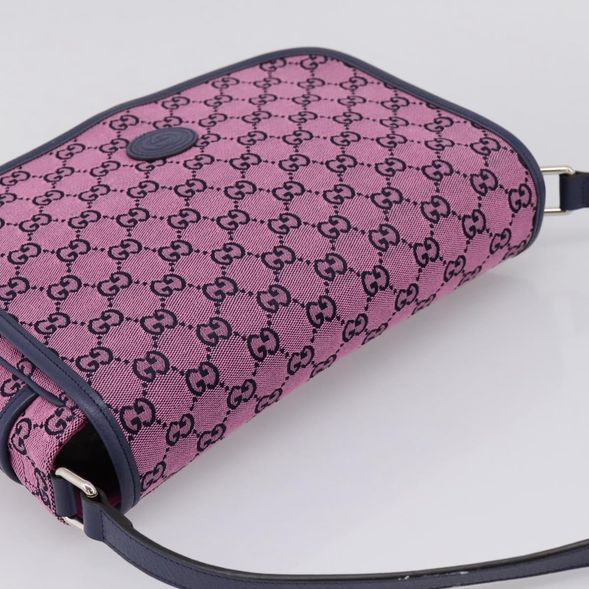 Gucci Children's Messenger GG Canvas, Pink, Canvas, Handbag