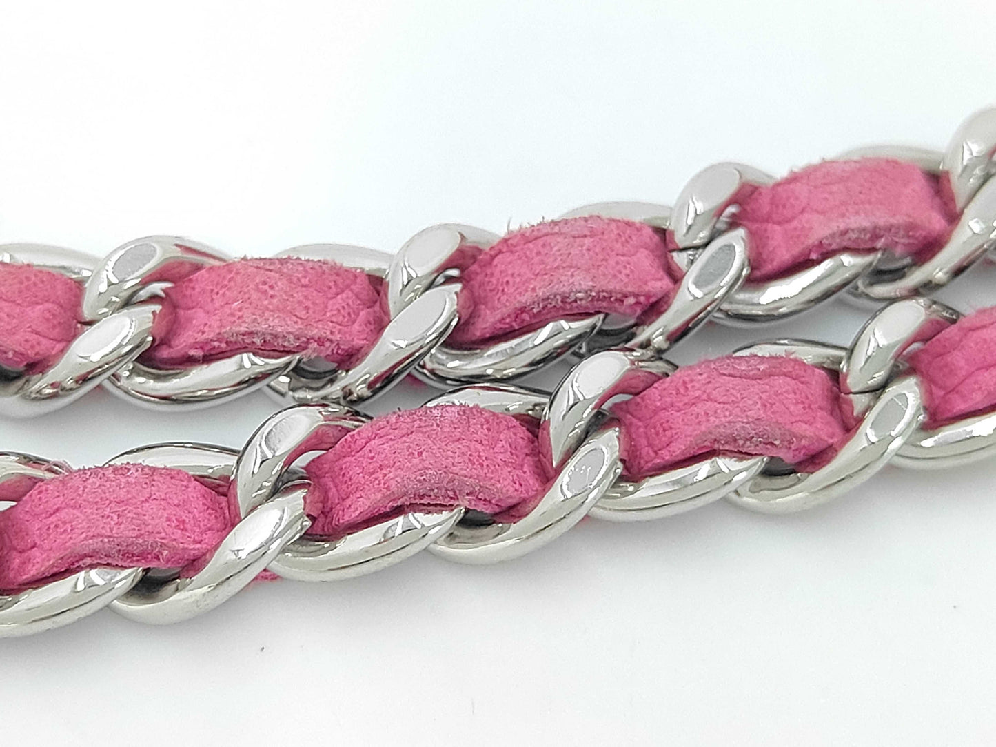 Chanel Wallet on Chain Quilted Caviar, Pink, Leather, Shoulder Bag
