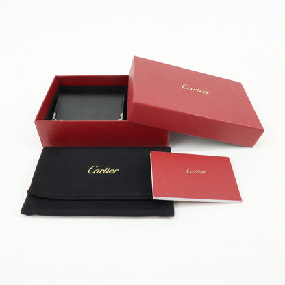 Cartier Coin Purse Must de Cartier Leather, Black, Leather, Wallet