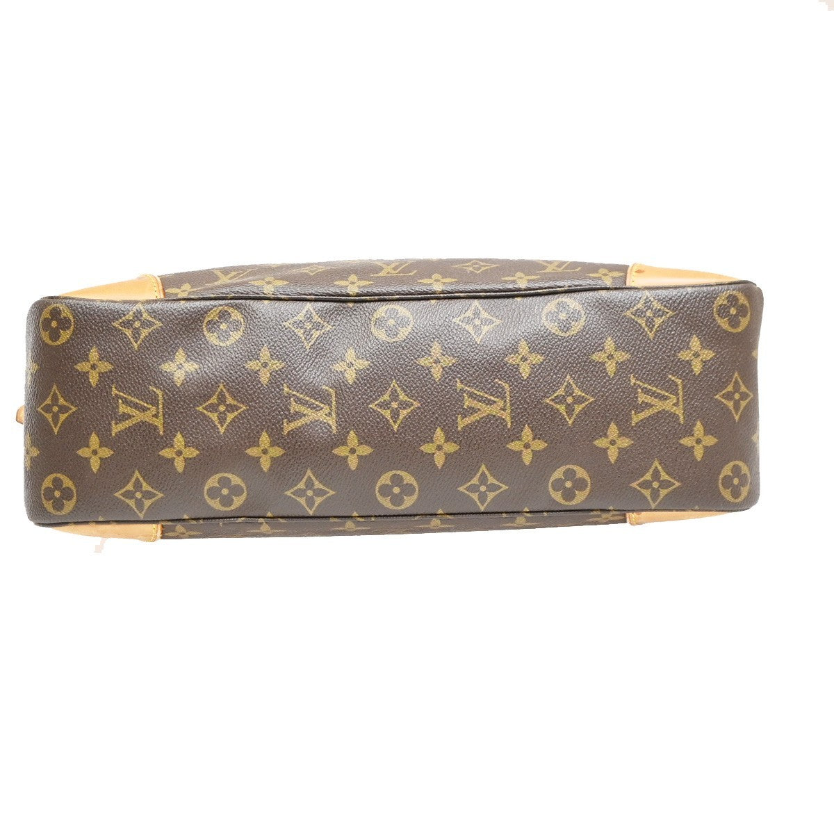 Louis Vuitton Boulogne Monogram Canvas, Brown, Canvas, Handbag