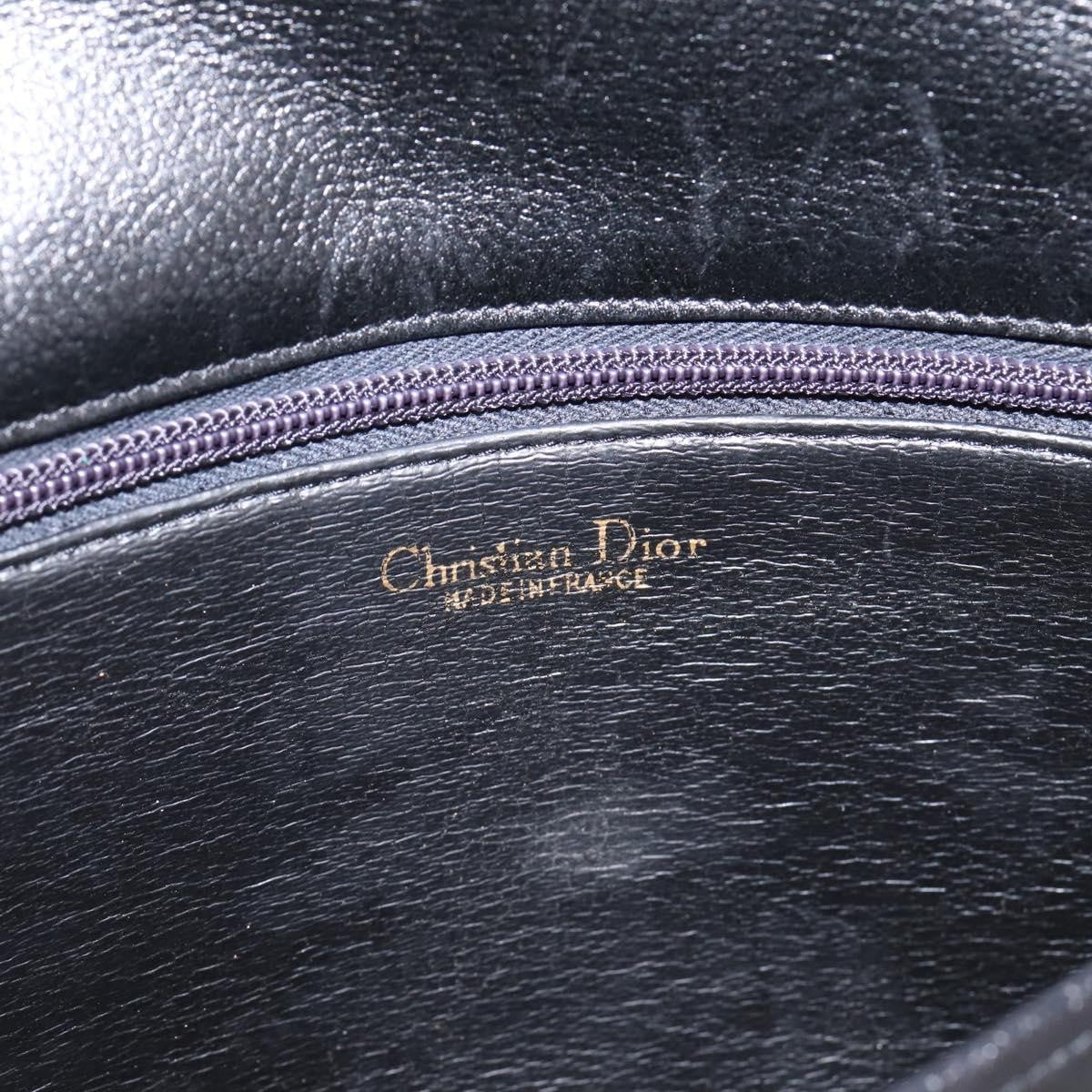 Christian Dior Shoulder Leather, Black, Leather, Shoulder Bag