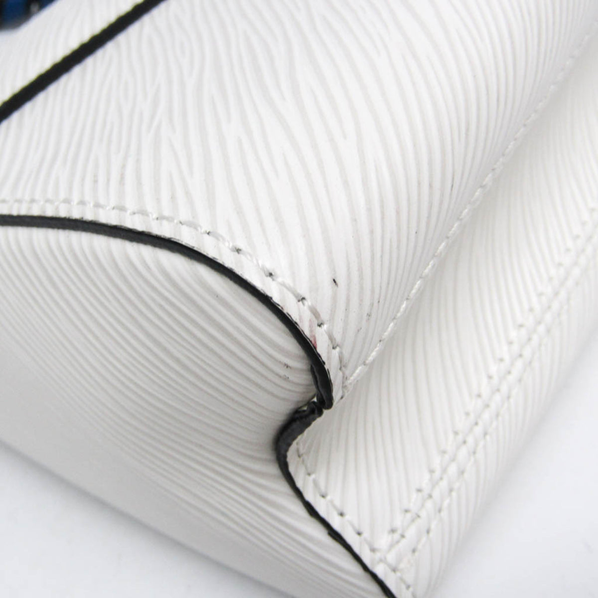 Louis Vuitton Twist Epi Leather, White, Leather, Handbag