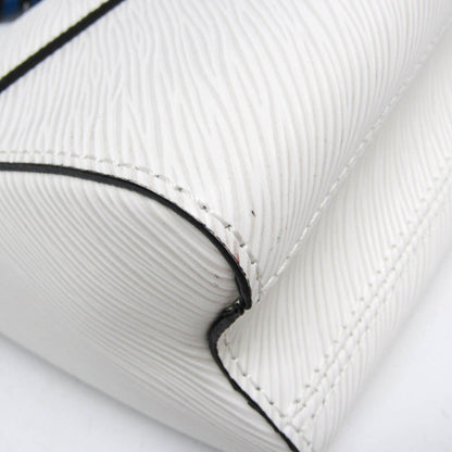 Louis Vuitton Twist Epi Leather, White, Leather, Handbag