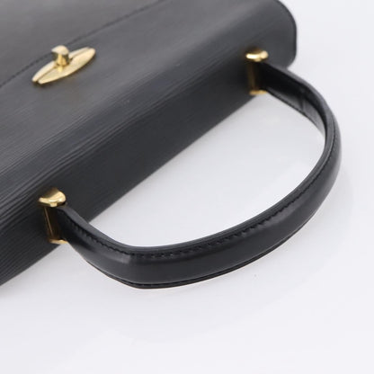 Louis Vuitton Malesherbes Epi Leather, Black, Leather, Handbag