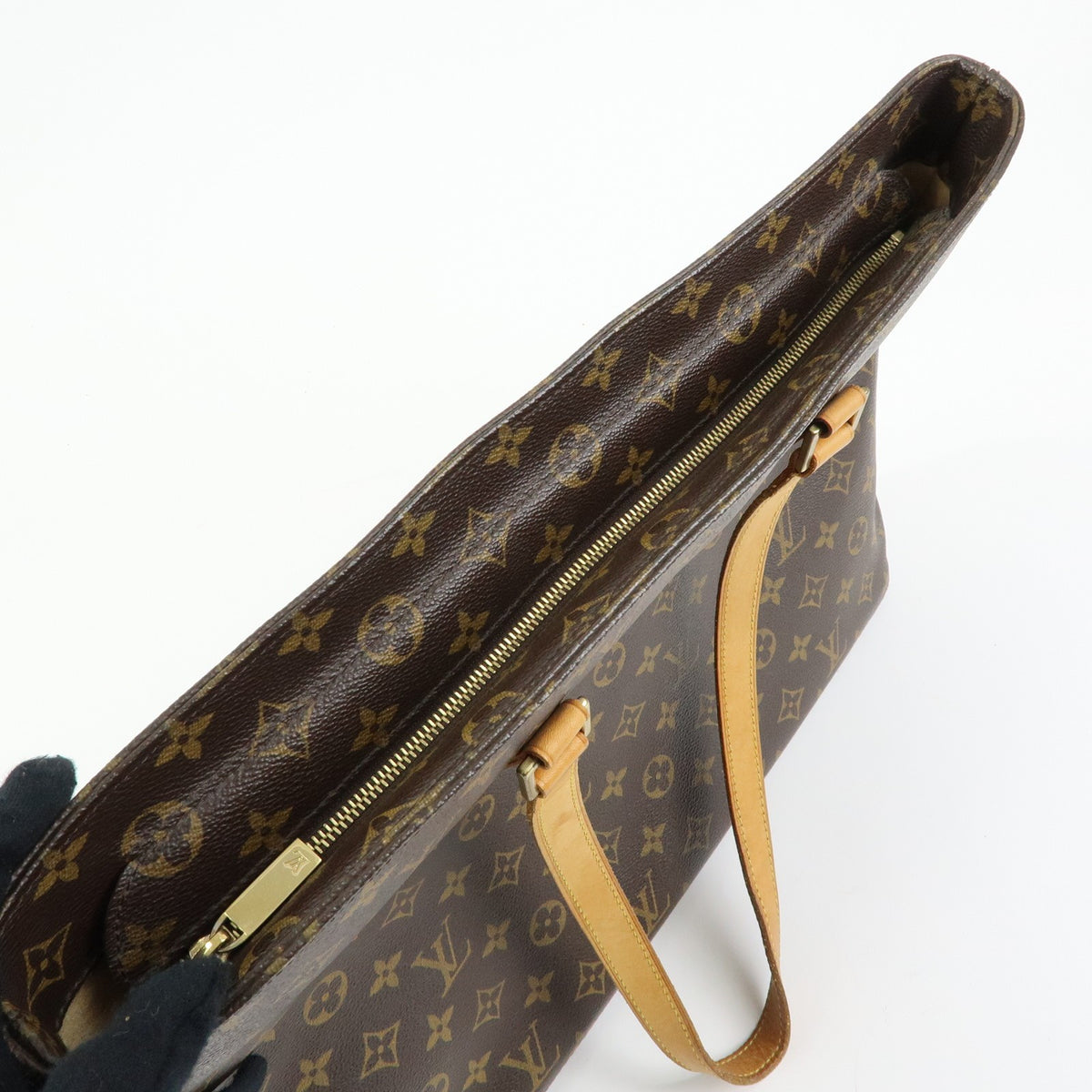 Louis Vuitton Luco Monogram Canvas, Brown, Canvas, Handbag