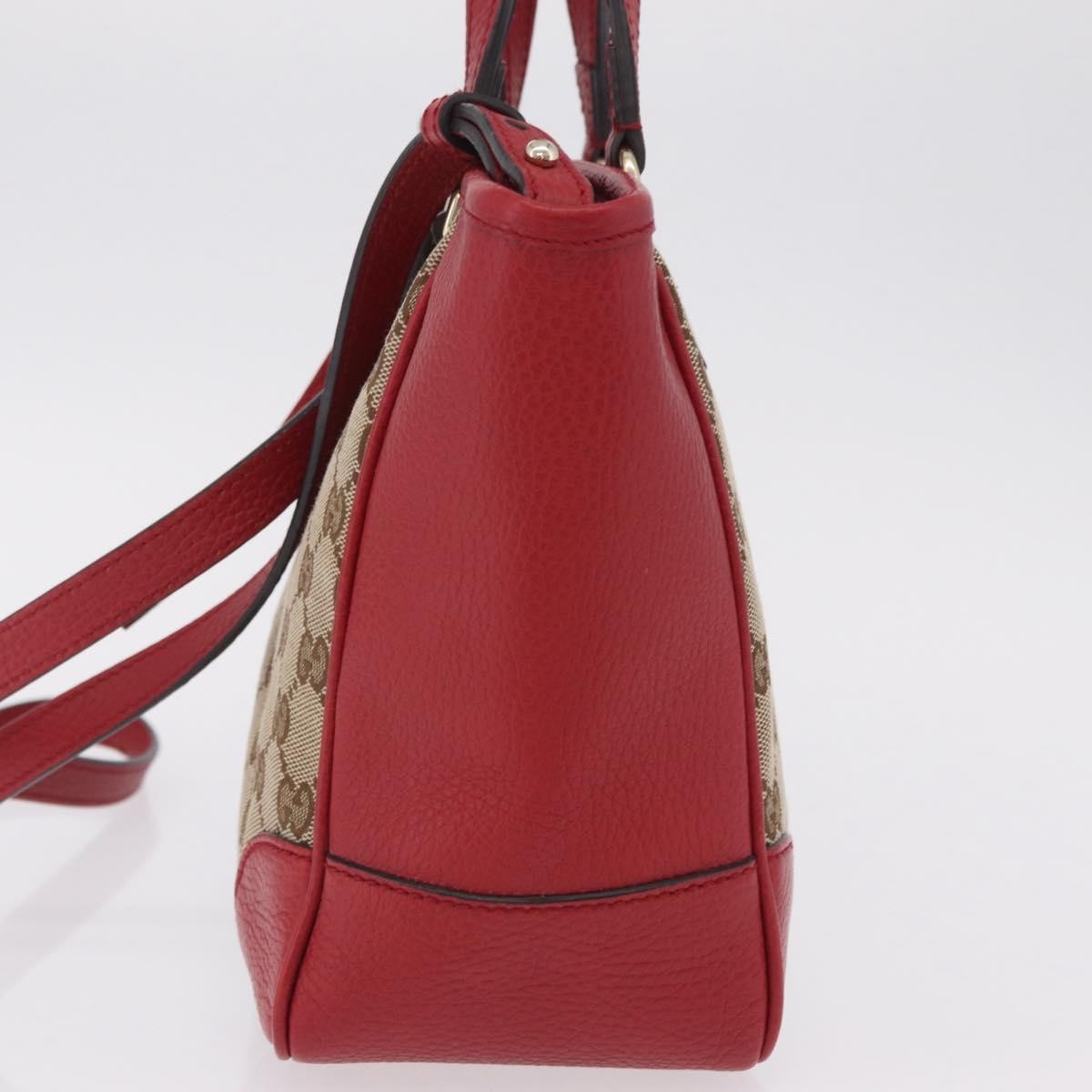 Gucci Bree Convertible GG Canvas with Leather, Beige, Canvas, Tote Bag