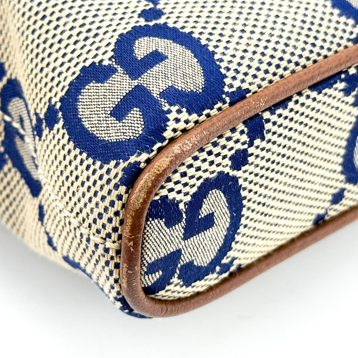 Gucci Zip Messenger Jumbo GG Canvas, Brown, Canvas, Handbag
