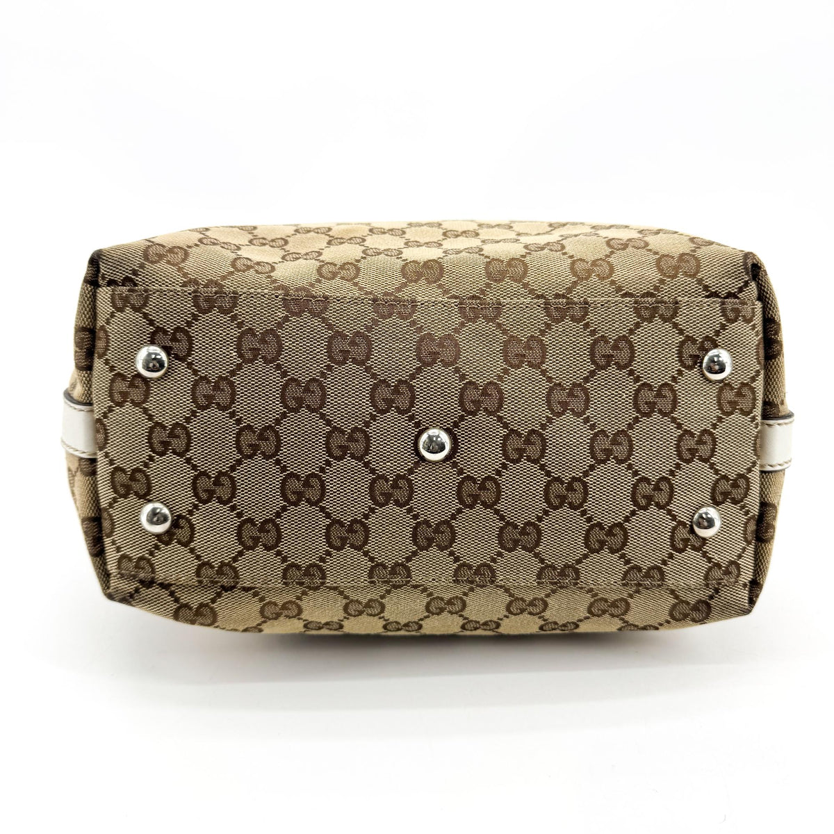 Gucci Match Ball GG Canvas, Brown, Canvas, Tote Bag