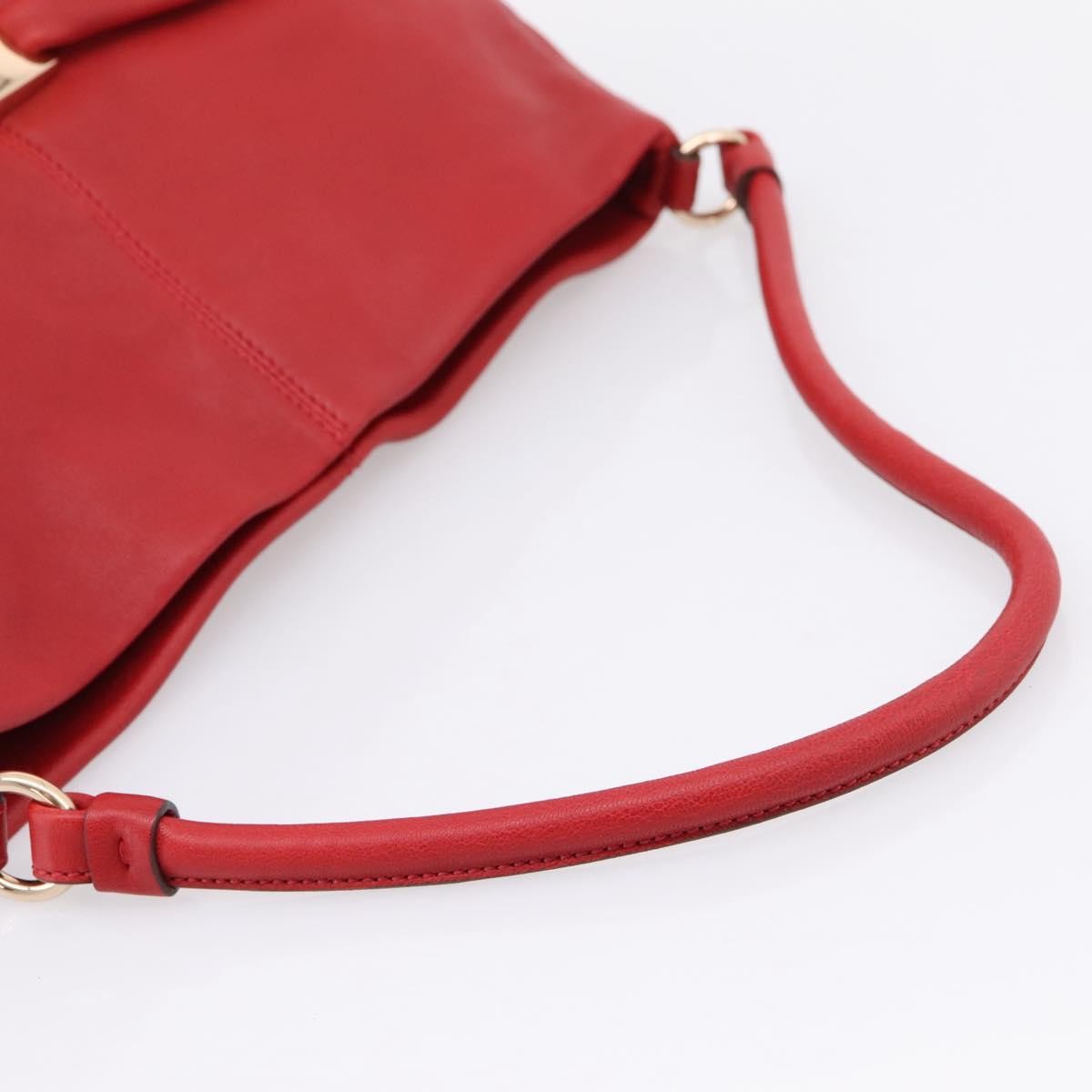 Salvatore Ferragamo Miss Vara Giusy Hobo Leather, Red, Leather, Shoulder Bag