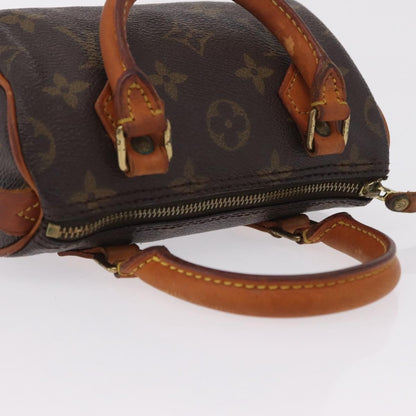 Louis Vuitton Speedy Mini HL Monogram Canvas, Brown, Canvas, Handbag