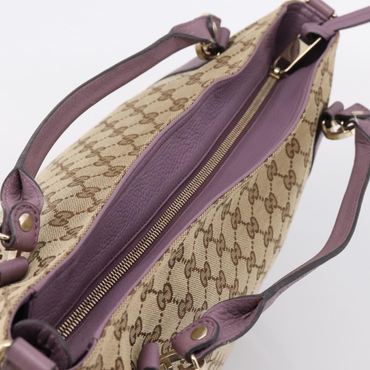 Gucci Shoulder Canvas, Beige, Canvas, Shoulder Bag