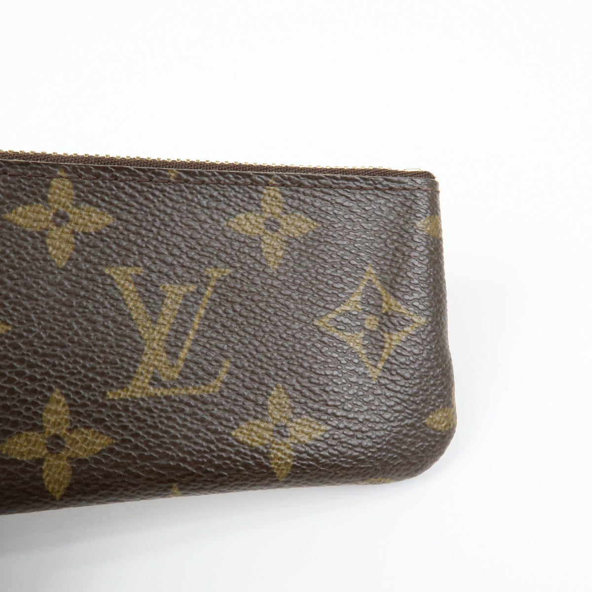 Louis Vuitton Key Monogram Canvas, Brown, Canvas, Clutch