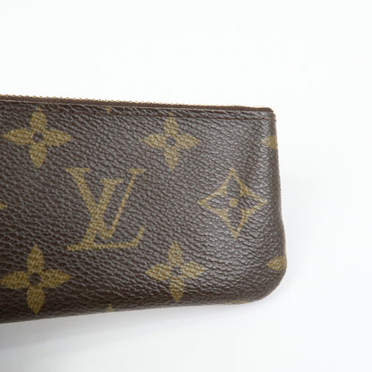 Louis Vuitton Key Monogram Canvas, Brown, Canvas, Clutch