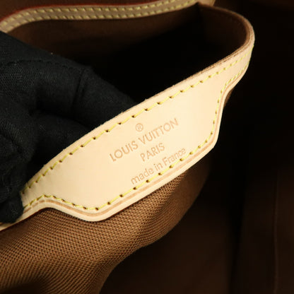 Louis Vuitton Palermo Monogram Canvas, Brown, Canvas, Handbag