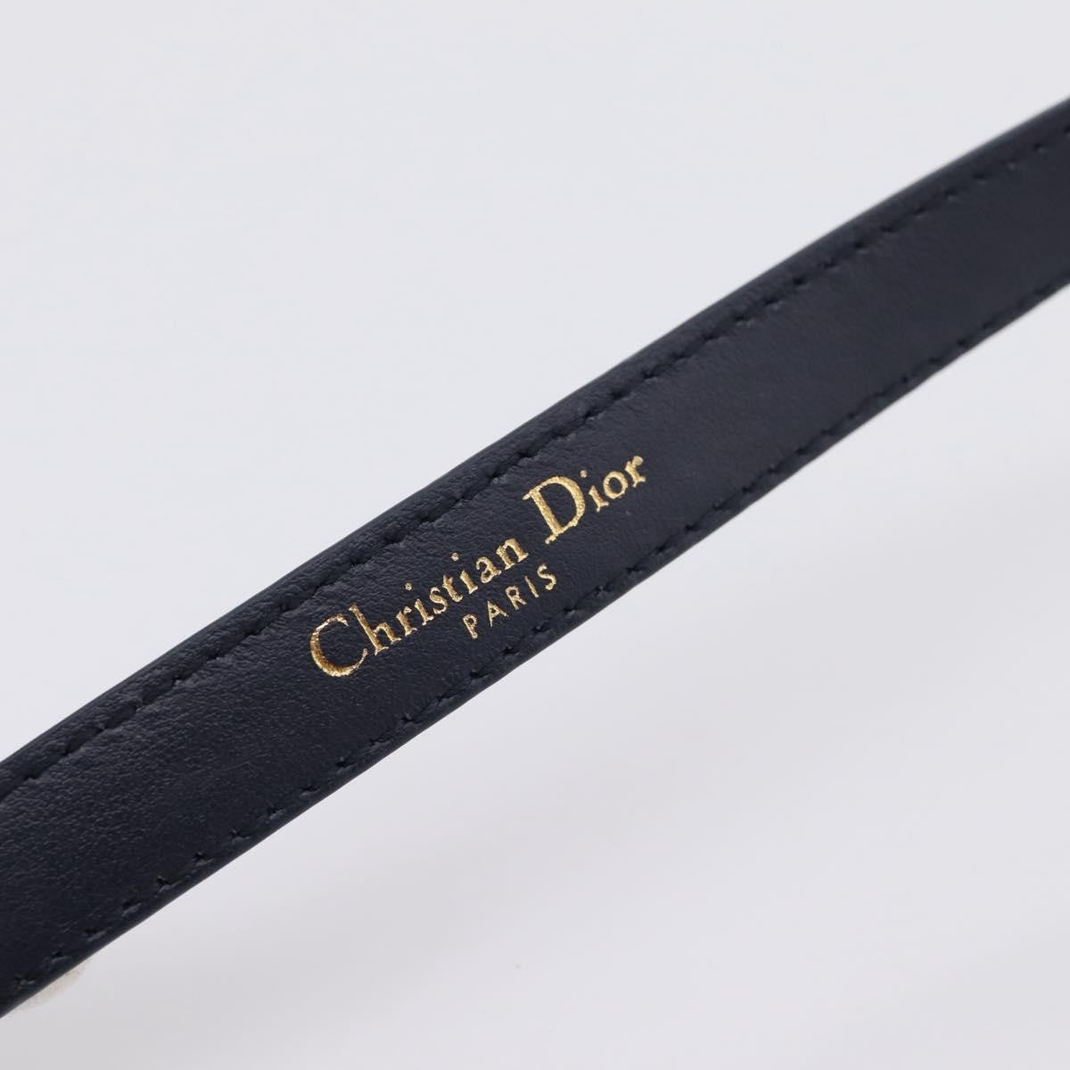 Christian Dior Vintage belt Canvas, Black, Leather, Belt